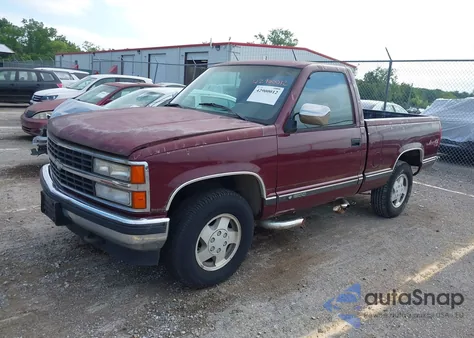 1993 Chevrolet Gmt-400 K1500 из США, поврежденный, VIN 1GCEK14Z7PZ164463